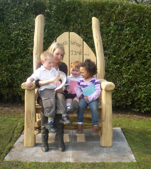 Friendship bench for community connection